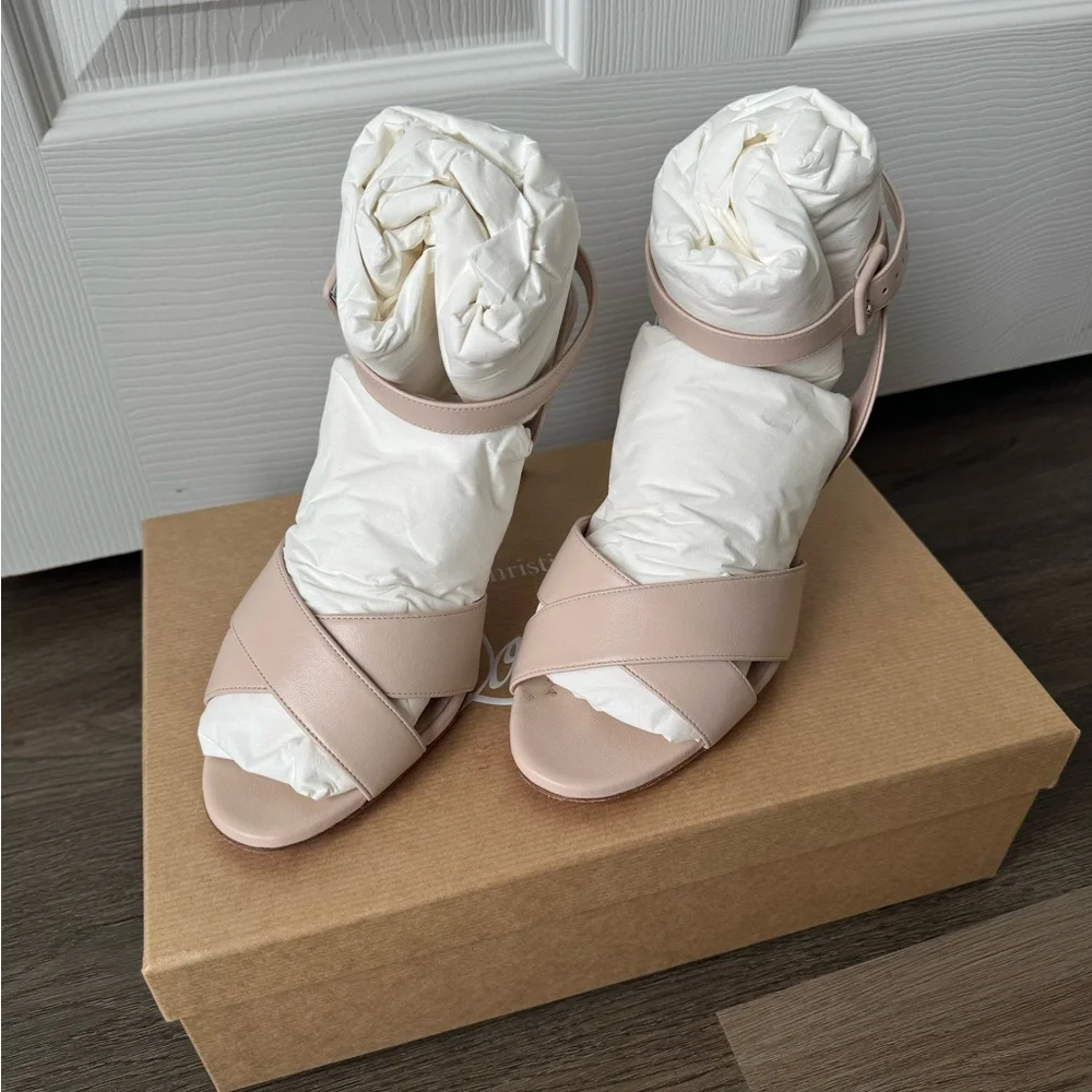 Christian Louboutin Mariza 85 Leather Sandals - Picture 5 of 12